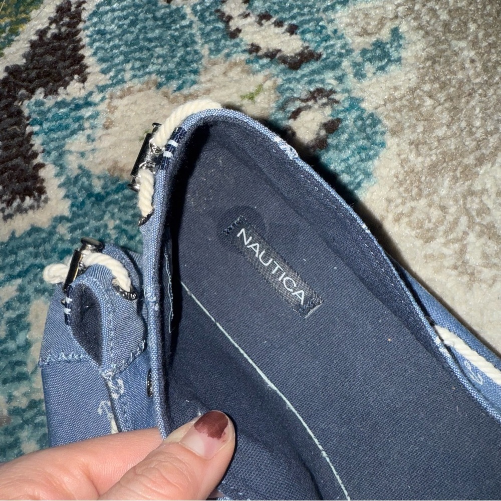 Nautical Coastal Nautica Rudder Espadrille Flats – Size 10 (EUR 41) - Picture 6 of 8
